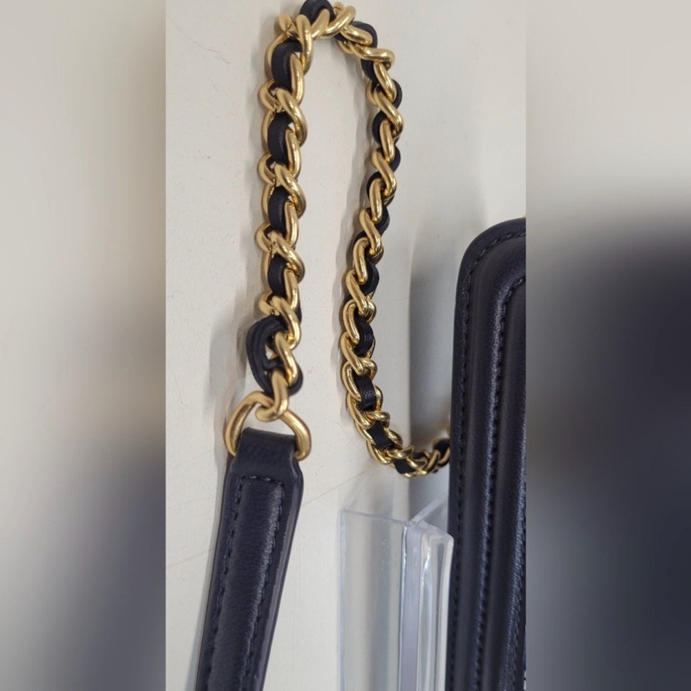 Tori Burch Floral Fleming Soft Leather Crossbody Bag - Picture 3 of 13